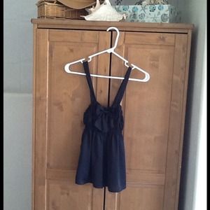 Black Bow Top