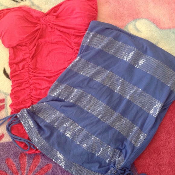 🎀🎀2 tube tops BUNDLE for @jillybeanfash 🎀🎀
