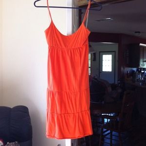 Lightweight orange sundress!