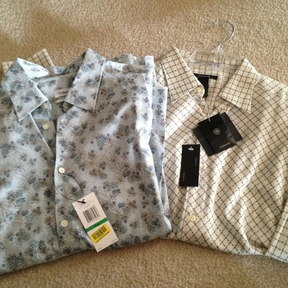 Brand new dress shirts with tags size large