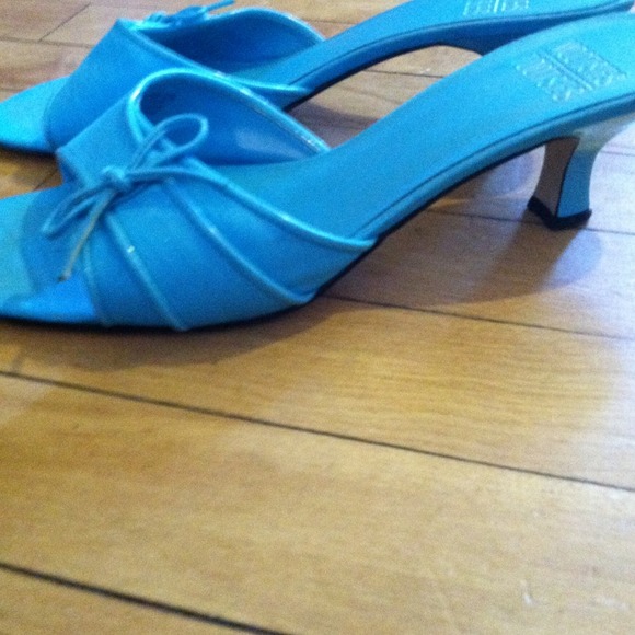 Baby Blue Mules - Picture 4 of 4