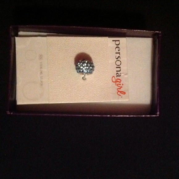 New aquamarine diamond bracelet charm