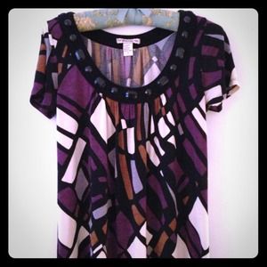 Mosaic tile dress, size small
