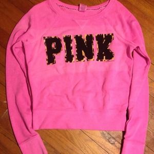 🙅SOLD!🙅Victoria's Secret leopard crew neck