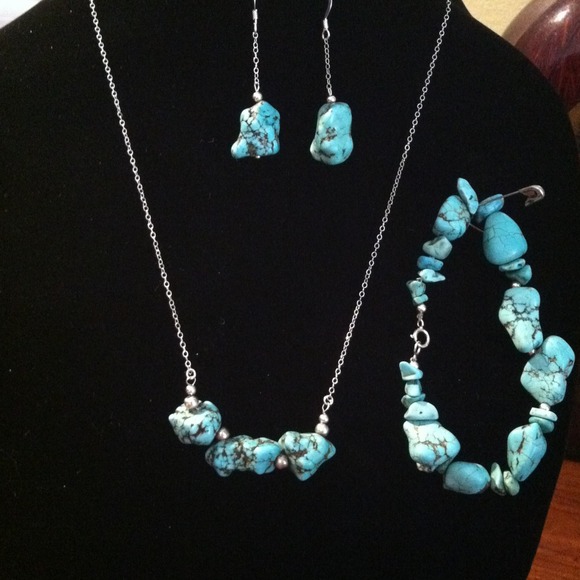 Sterling silver with tourquoise