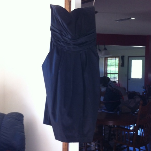 Strapless black party dress!