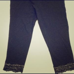 Black Capri Tights (Little Girls)