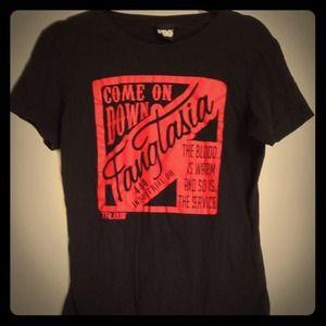 🌀TRADE 🌀True Blood Fangtasia Tee Sz. Jrs LG