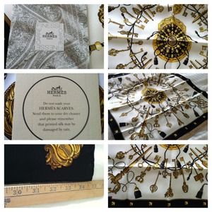 Vintage Hermes Scarf from Paris, circa 1997. NWOT.