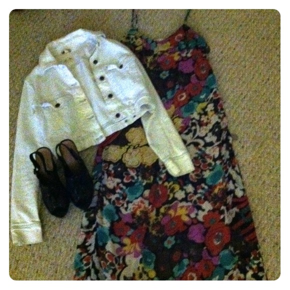 Glam Floral Maxi Dress
