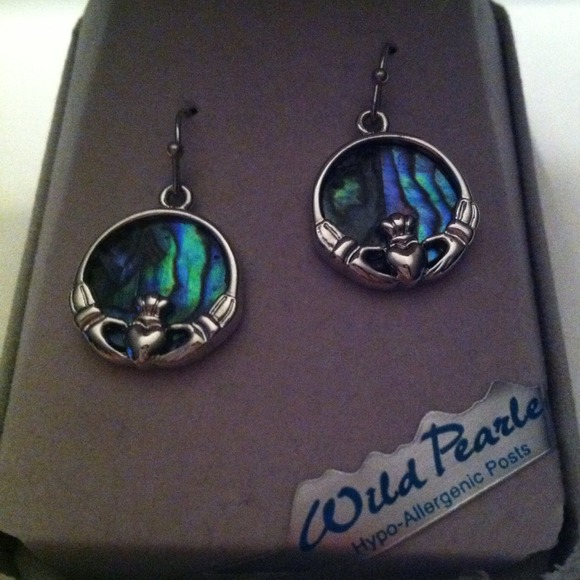 Celtic earrings.