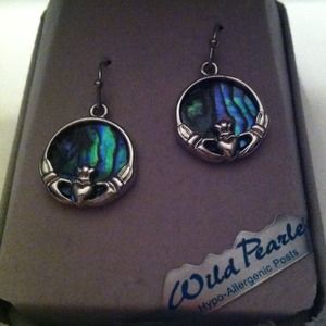 Celtic earrings.