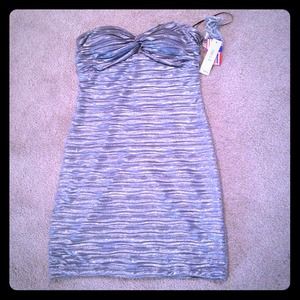 Silver special occasion dress. New With Tags! <3