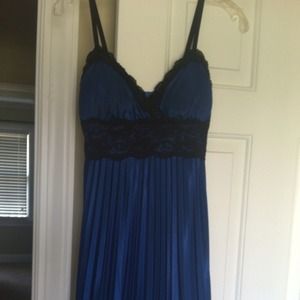 Blue dress! Gorgeous!