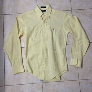 Pale yellow Ralph Lauren Polo button down