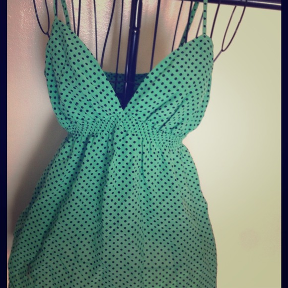 Polka dot cami tank