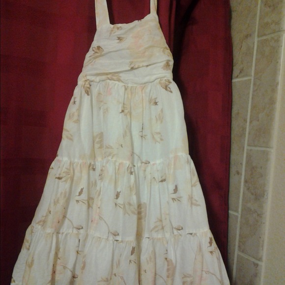 Halter maxi toddler dress