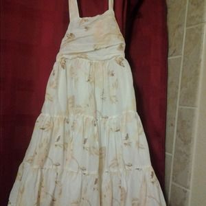 Halter maxi toddler dress