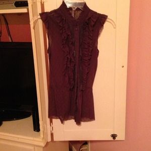 Purple lace top