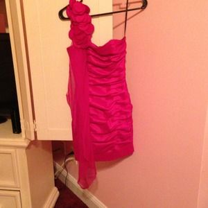 Pinkish red party dress!