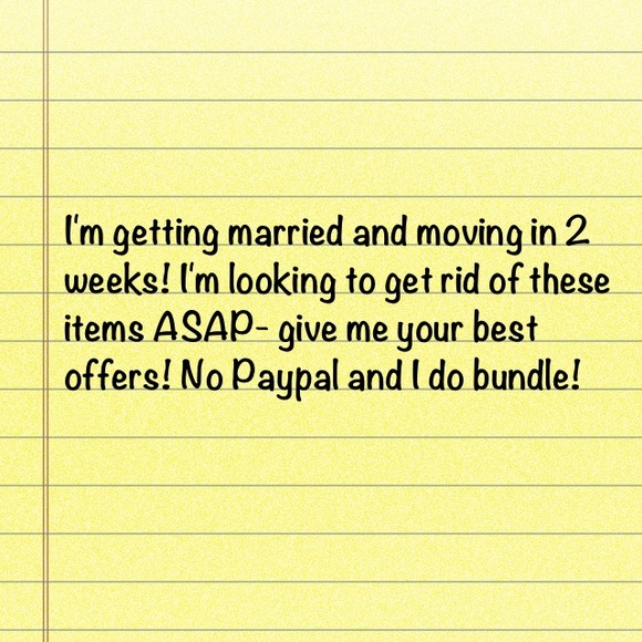 Give me your best offers!!