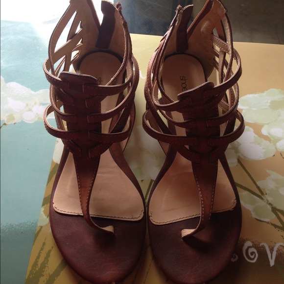 Brown sandals on hold for trade