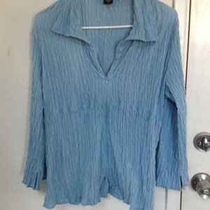 Woman's light blue top Plus Size