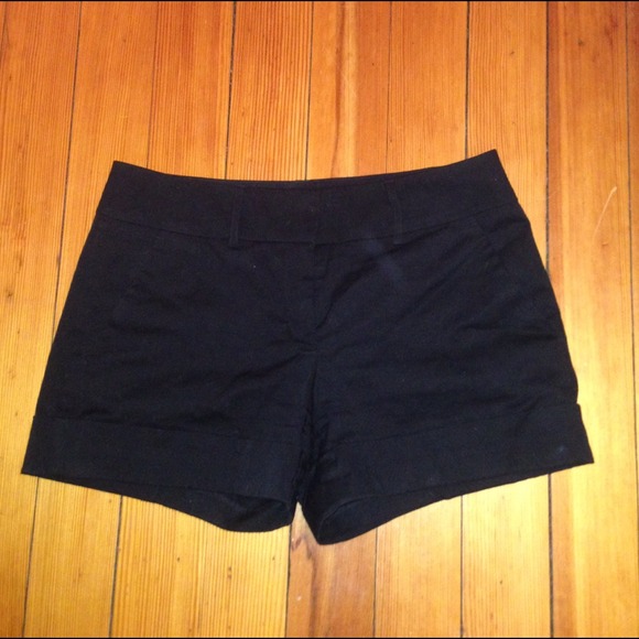 SOLD New York and Company black dress shorts