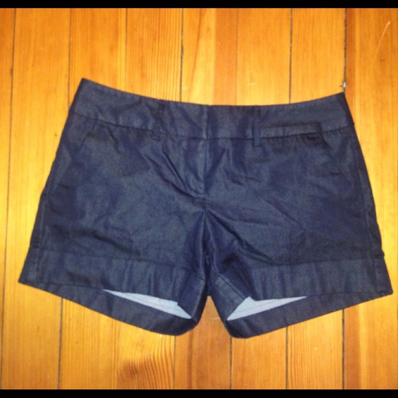 SOLD New York and Company dark denim dress shorts
