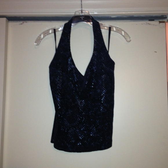 Faux snake skin tank