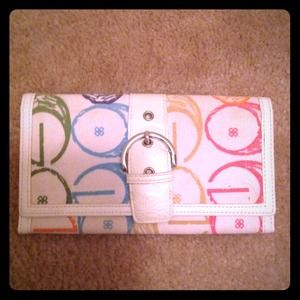 Coach Scribble inspired wallet