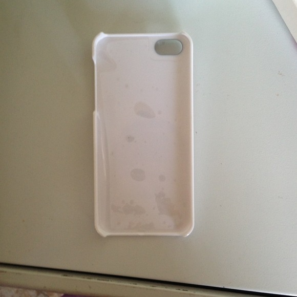 white iPhone 5 (nib) mustache snap-on case - Picture 2 of 4