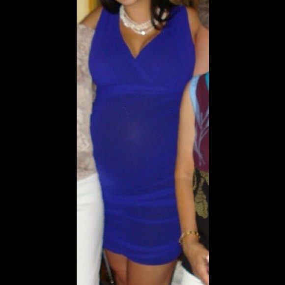 Purple motherhood maternity dress