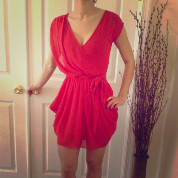 BEBE Coral Dress