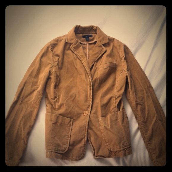 🌟TRADED🌟Gap corduroy tan blazer - Picture 1 of 2