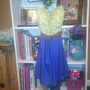 ⛔️DONATED⛔️My Michelle strapless dress size 13 NWT