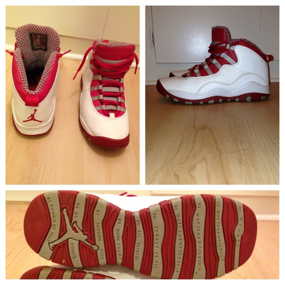 🚫SOLD❗❗: Air Jordan 10 Retro White/Varsity Red