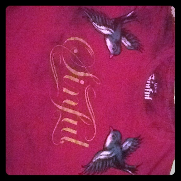 SOLD. Sinful tshirt tye dye