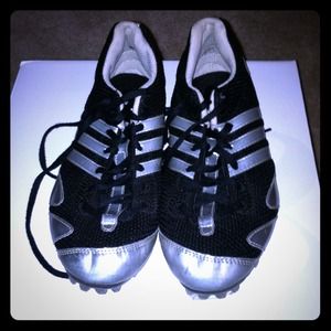 Adidas Track spikes.