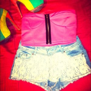 ✔✔SOLD✔❤Cute pink tube top❤