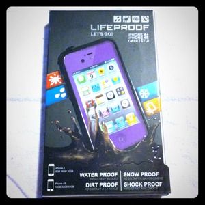 BNIP Purple Lifeproof Case for iPhone 4/4s