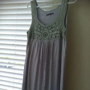 Grayish-blue dress or nightie