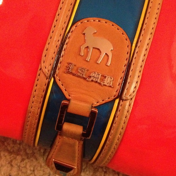 Very rare L. A. M. B. bright orange purse - Picture 2 of 4