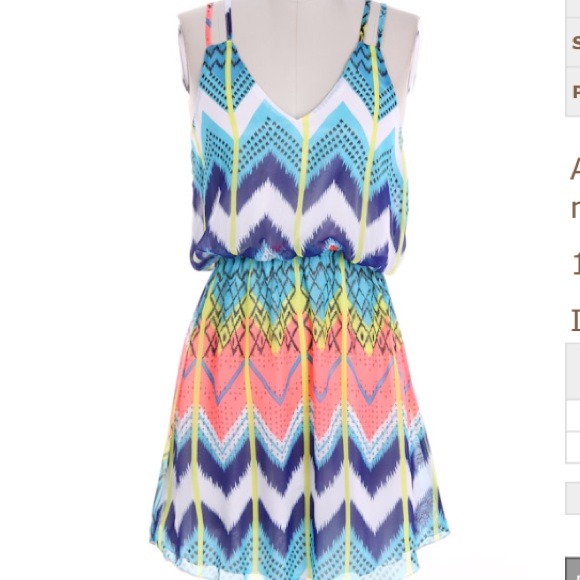 Beautiful chevron dress
