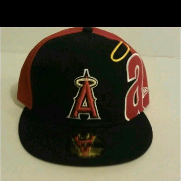 Anaheim Angel's new era fitted hat!