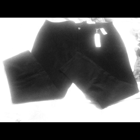 Plus Size Black Cord Jeggings