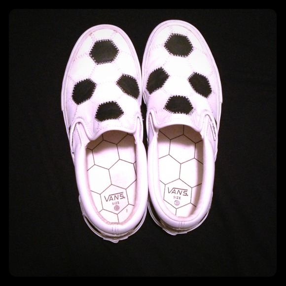 Limited edition Vans slip ons