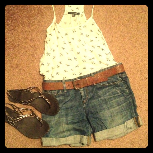 Joe's brand denim shorts.
