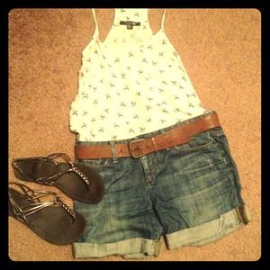 Joe's brand denim shorts.