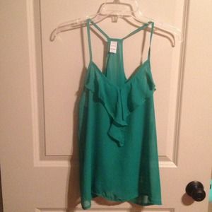 Green sheer tank top!